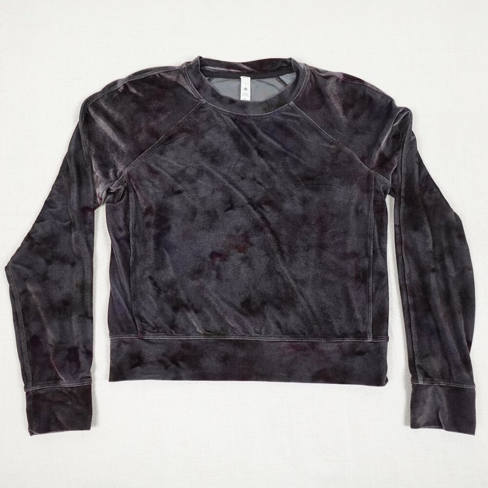 lululemon Warm Down Crew Velour Sweatshirt Women's 4